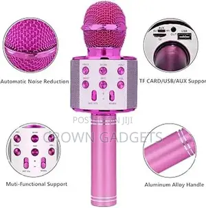Bluetooth Karaoke Microphone Wireless Speaker Handheld Play