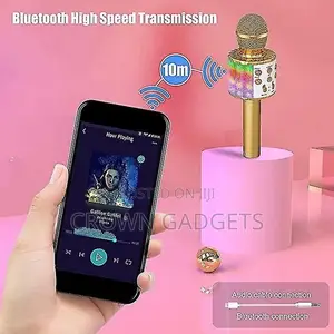 Bluetooth Karaoke Microphone, Wireless Rechargeable Mic
