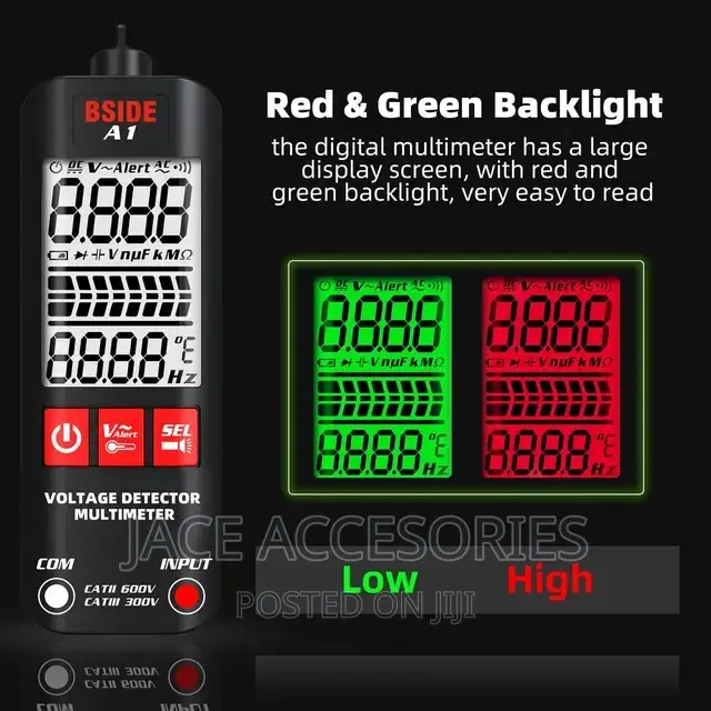 B Side A1 Non Contact Digital Multimeter