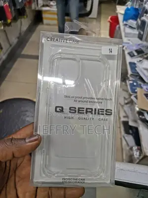 Clear Case for iPhone 14 Case (2022), Shockproof Bumper Cove
