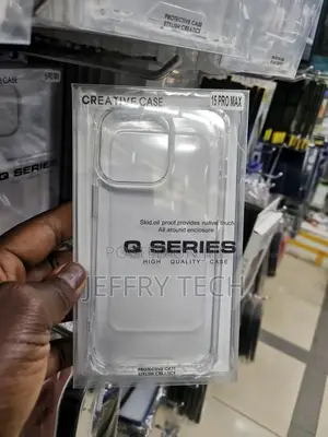 Clear Strong - iPhone 15 Pro Max Hard Case With Rubber Edges