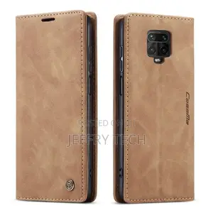Redmi Note 9 Pro Case, Retro PU Leather TPU Inner Wallet Cas