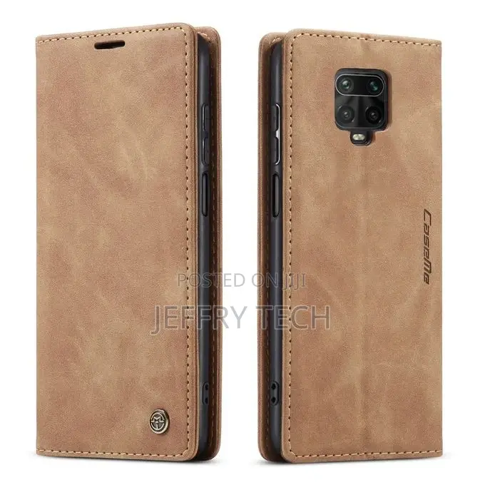 Redmi Note 9 Pro Case, Retro PU Leather TPU Inner Wallet Cas