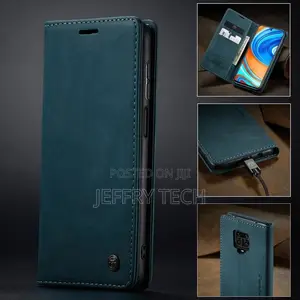 Redmi Note 9 Pro Case, Retro PU Leather TPU Inner Wallet Cas