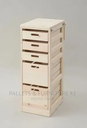Crate Cabinet With Sliding Drawers