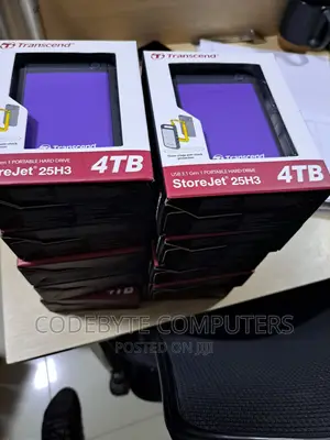 4tb Transcends External Hard Drive