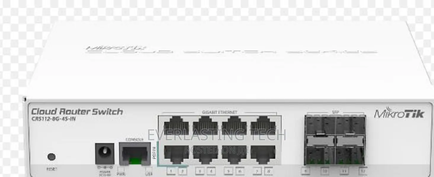 Mikrotik CRS112-8G-4S-IN 8x Gigabit Ethernet Smart Switch 4