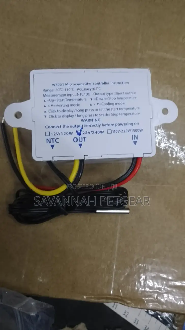 W3001 Digital Temperature Controller Led Thermometer
