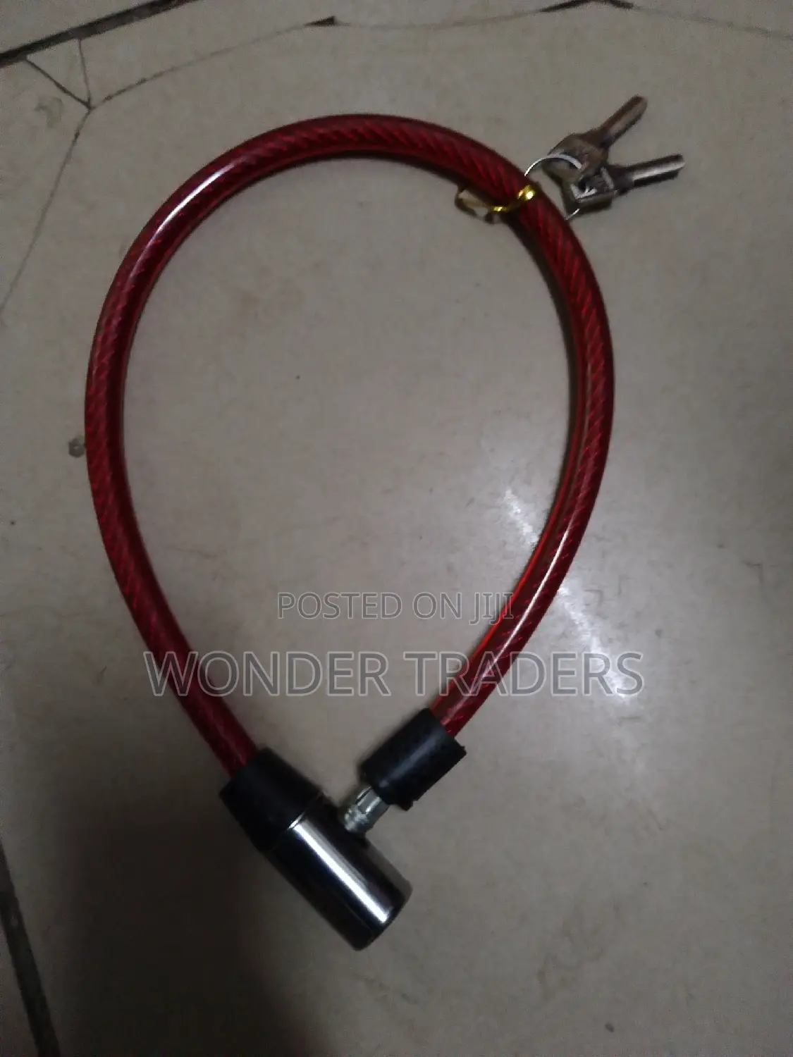 Steel Wire Wound Cable Bicycle Bike Lock