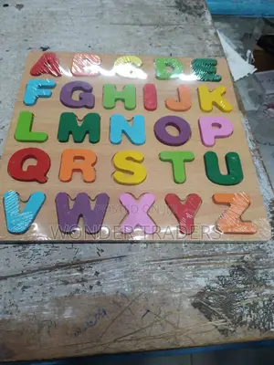 Wooden Learning Letters Board