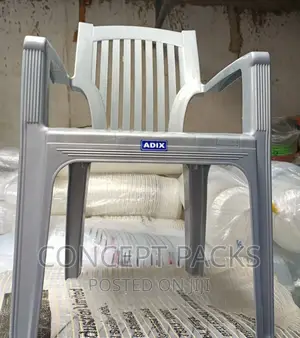 Grey Long Arm Chair