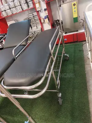 Patient Stretcher for Hospital - Stainless Steel.