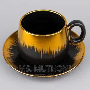 A Set of 6 Unique Classy Cup and Saucer*