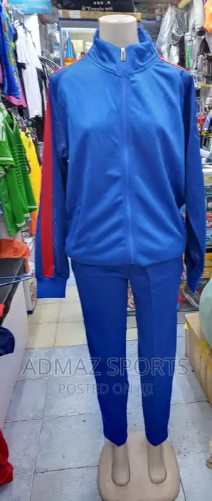 Blue Plain Tracksuit