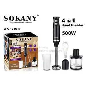SOKANY WK-1710-4 4 in 1 Hand Blender
