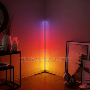 Modern Simple RGB LED Corner Floor Lamp