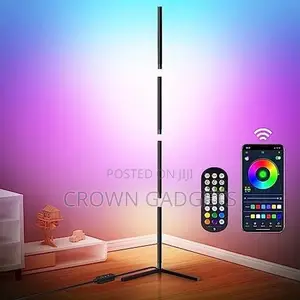 Modern Simple RGB Led Corner Floor Lamp