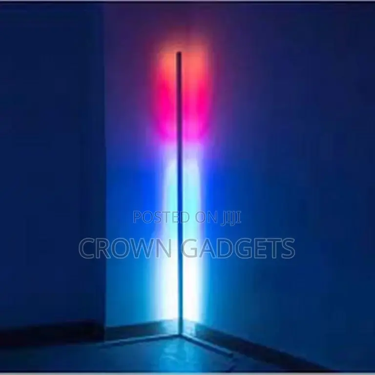 Modern LED Corner Floor Lamp With Remote Control RGB