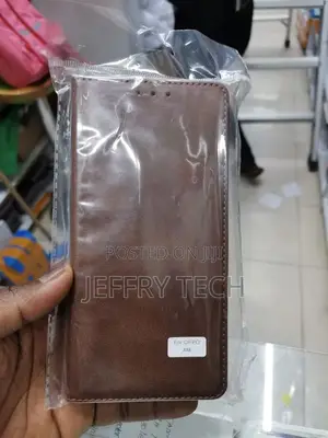 Flip Cover Oppo A38 4G | Leather Finish | Shock Proof | Mag