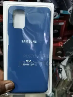 Dark Blue Silicone Case for Samsung M51