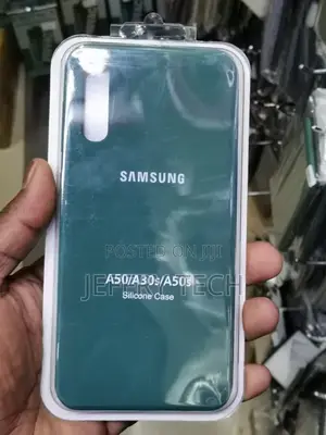 Liquid Silicone Green Case for Samsung A50 A50s - Minimali