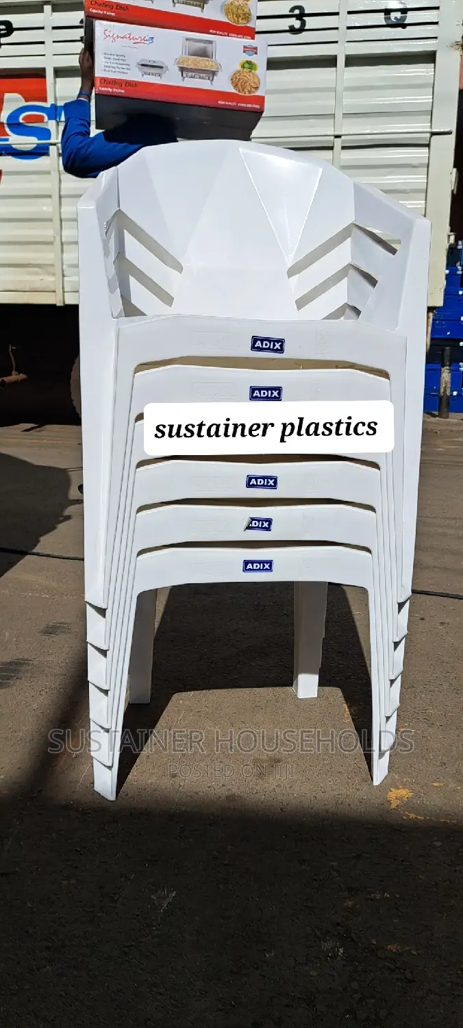 White Plastic Chairs Available