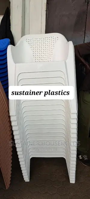 White Skyplast Plastic Chairs