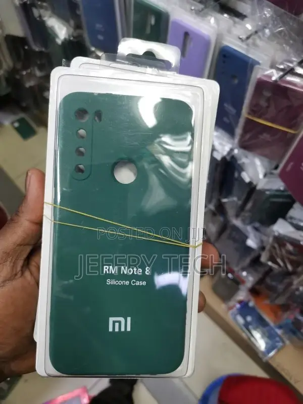 Redmi Note 8 Silicone Back Cover - Mint