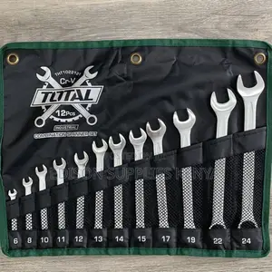 Spanners Total Combination Spanners Set 12pcs CRV Heavy Duty