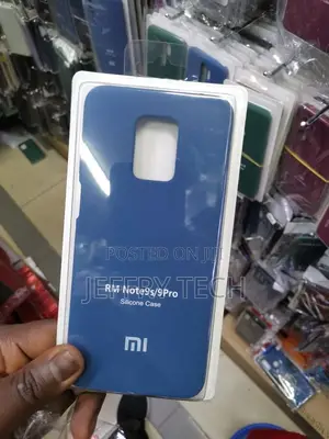 Blue Silicone Case for Xiaomi Redmi Note 9S / Note 9 Pro