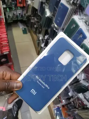 Blue Silicone Case for Xiaomi Redmi Note 9S / Note 9 Pro
