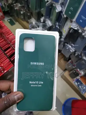 Back Green Cover for Samsung Galaxy Note 10 Lite Silicone -