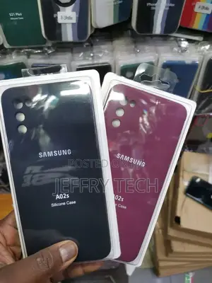 Ultra Soft Liquid Silicone Case for Samsung Galaxy A02s Blac