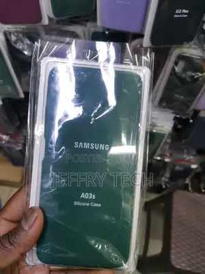 Green Silicone Back Cover for Samsung A03S