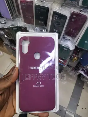 Silicone Case With Soft Touch for Samsung A11 Red