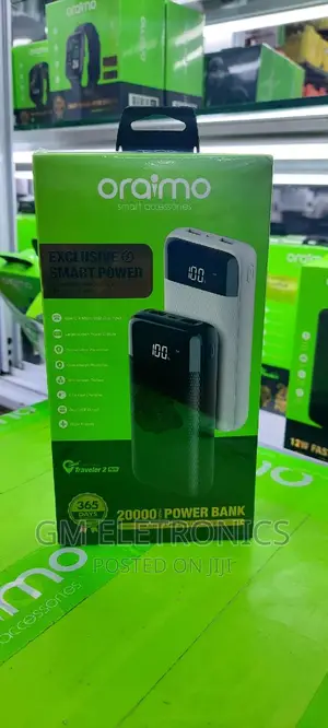 Oraimo (Traveller 2) 20000mah Powerbank .Black
