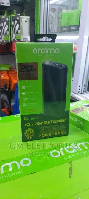 Oraimo Traveller 4 Pro 20W 20000mah Power Bank