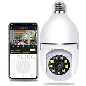 PTZ Wifi 360 Degree Light Socket Screw in Security Camera
