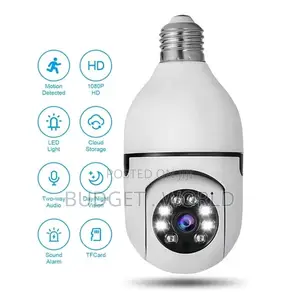 Affodable PTZ Wifi 360 Degree E27 Panoramic Ip Camera