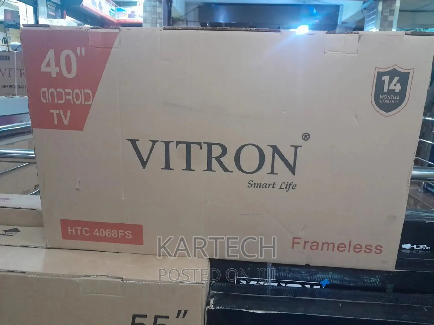 Vitron 40" Frameless Smart Tv
