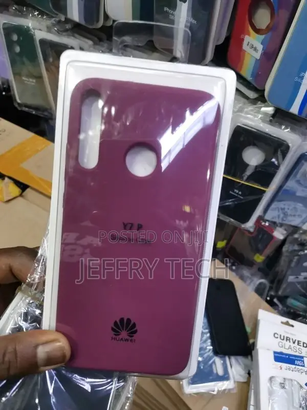 Silicon Back Case for Huawei Y7p - Blue