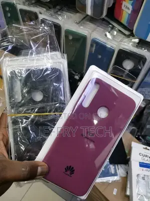Silicon Back Case for Huawei Y7p - Blue