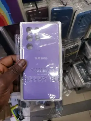 Samsung Silicone Case for Galaxy S23 Ultra - Purple