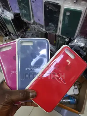 Red Original Silicone Case for Apple iPhone 7/8 Plus