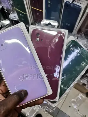 Silicon Case Full Camera Cover for Realme C11 2021 Lilac/Pur