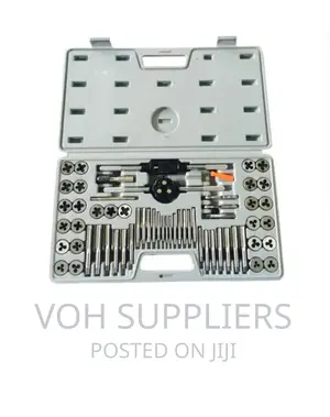 60pcs Tap Die Combination Set For Cutting External Intern.