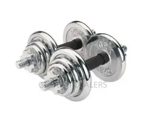 Chrome Dumbell Assembled 20kg, Chrome Dumbell Assembled