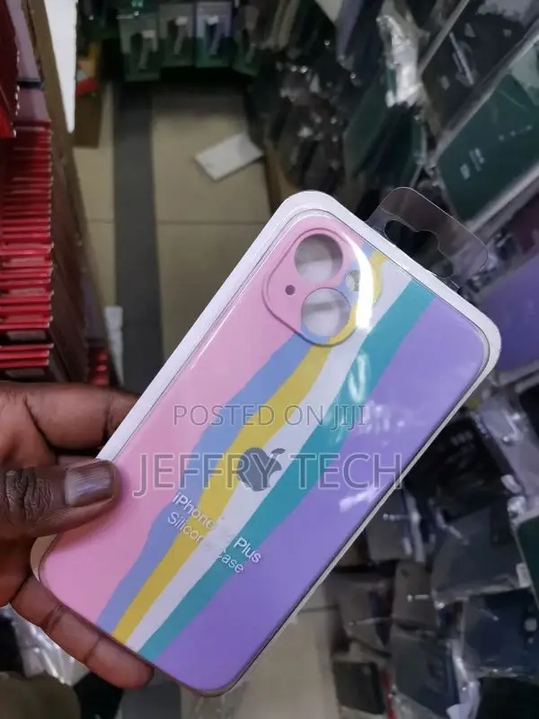 Rainbow iPhone 14 Plus Back Cover