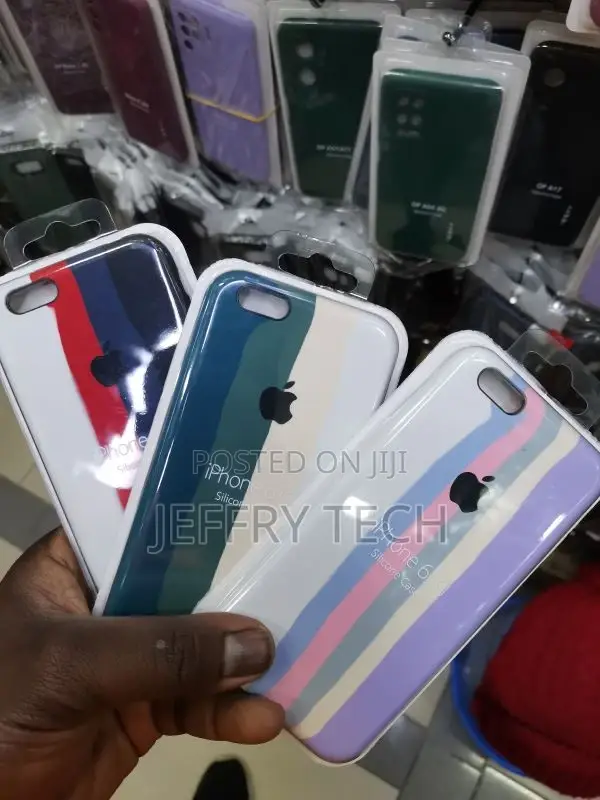 Rainbow Silicone iPhone 6s Plus Back Cover