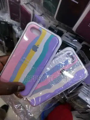 Blue Rainbow Luxury Silicone Case for Apple iPhone 7/8